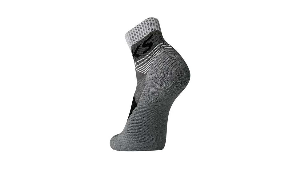 Brooks High Point Quarter Sock, Asphalt/Black, L, 280500012.035