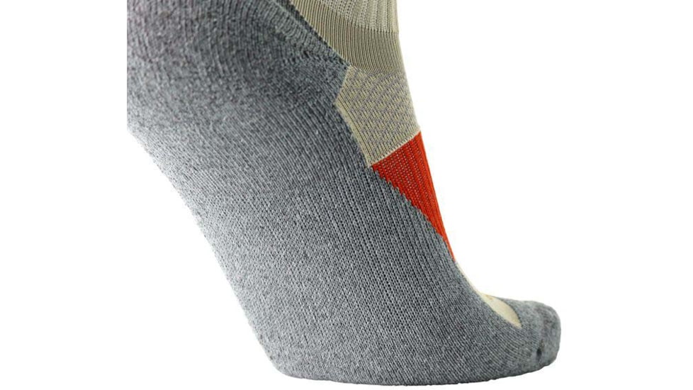 Brooks High Point Quarter Sock, Oatmeal/Red Clay, M, 280500214.030