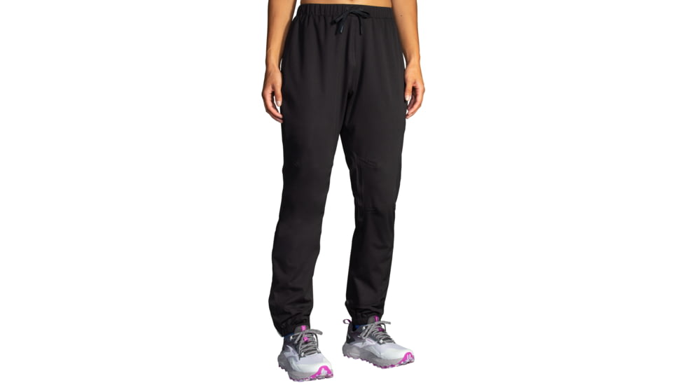 Brooks High Point Waterproof Pant - Womens, Black, Large, 221639001.035