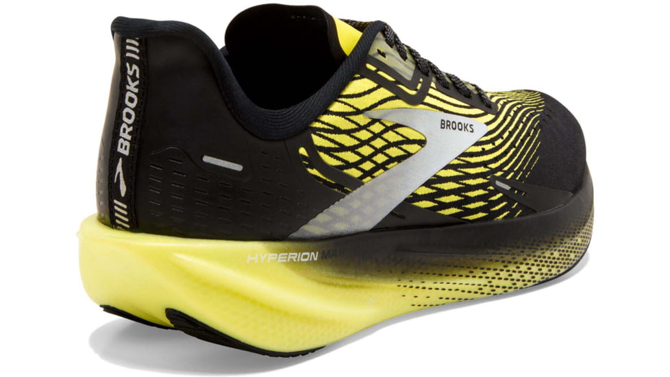 Brooks Hyperion Max Running Shoes - Mens, Black/Blazing Yellow/White, 7.5, 1103901D078.075