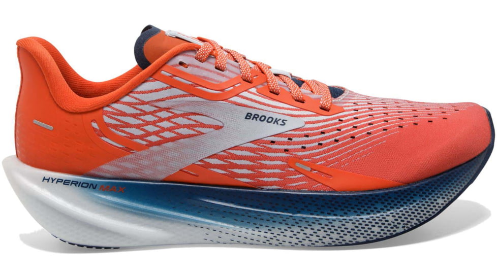 Brooks Hyperion Max Running Shoes - Mens, Cherry Tomato/Arctic Ice/Titan, 8.5, 1103901D887.085