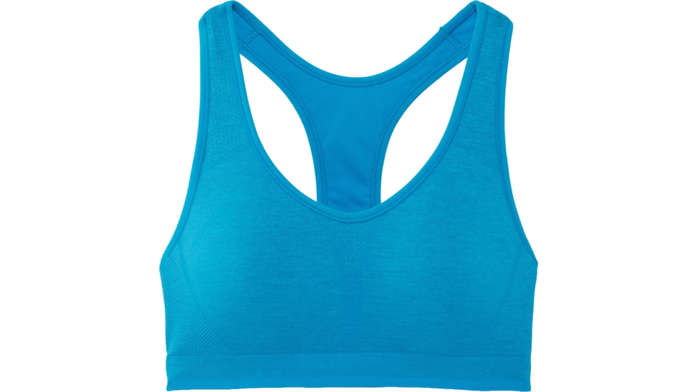 Brooks JustRight Racer Bra - Women's, Heather Sky, Small, 300574422.025