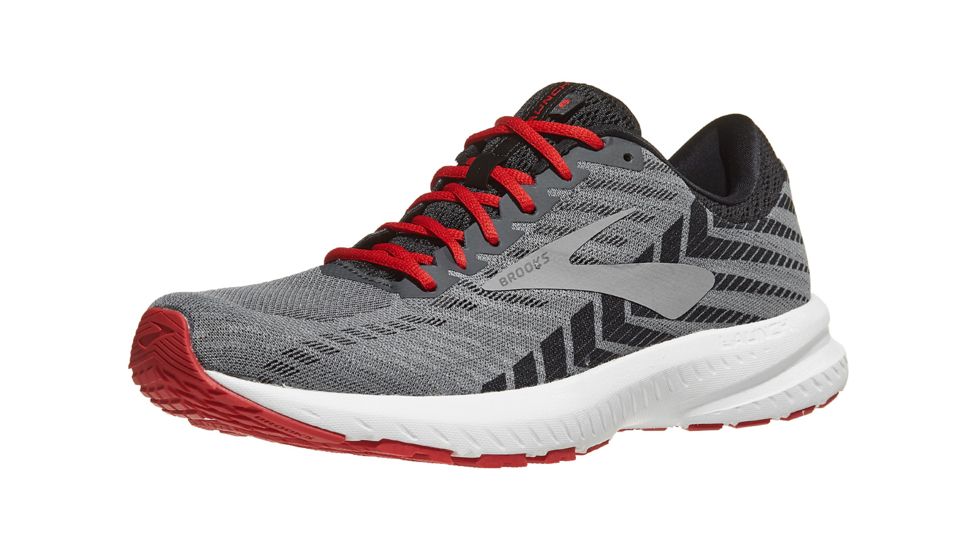 Brooks Launch 6 Road Running Shoes - Mens, Ebony/Black/Cherry, Medium, 10.5, 1102971D071.105