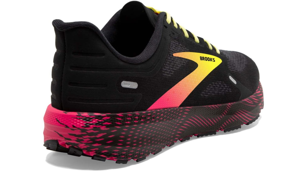 Brooks Launch 9 Running Shoes - Mens, Black/Pink/Yellow, 14.0, 1103861D016.140