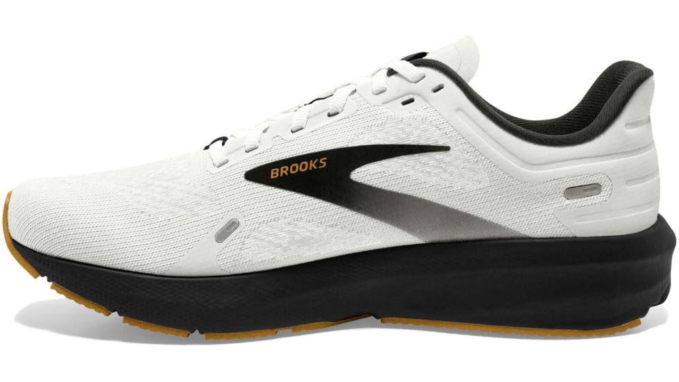 Brooks Launch 9 Running Shoes - Mens, White/Black/Tan, 9.5, 1103861D121.095