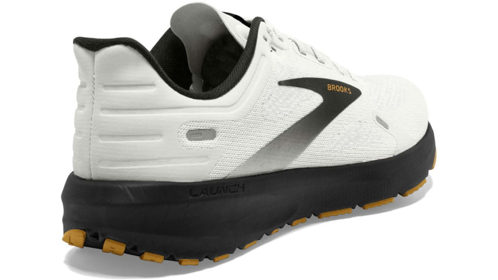 Brooks Launch 9 Running Shoes - Mens, White/Black/Tan, 9.5, 1103861D121.095
