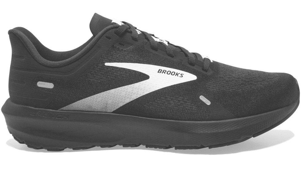 Brooks Launch 9 Running Shoes - Mens, Wide, Black/White, 7.5, 1103862E048.075