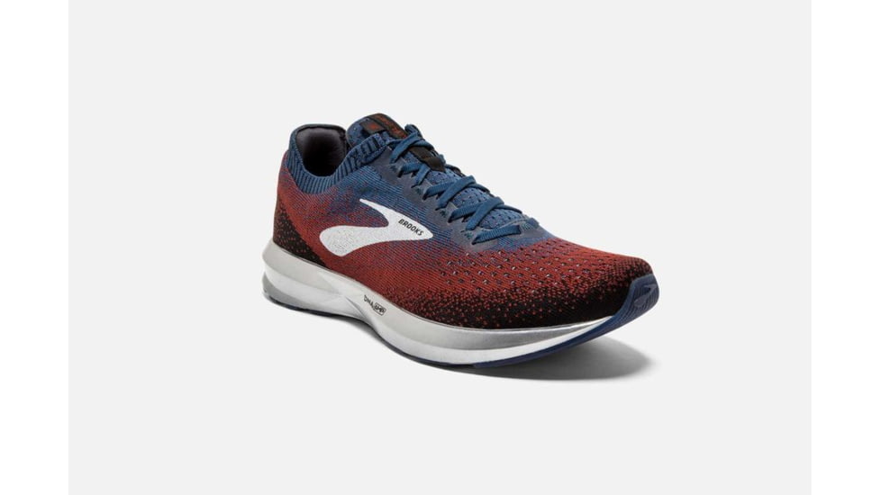 Brooks Levitate 2 Mens Road Running Shoes, Chili/Navy/Black, 9.5 US, Medium, 1102901D689.095
