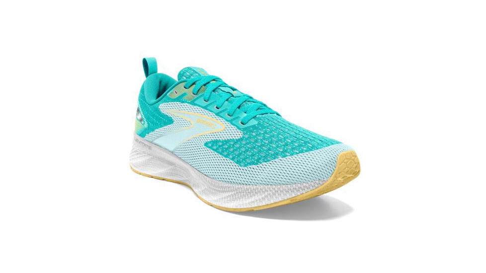 Brooks Levitate 6 Running Shoes - Womens, Medium, Aruba Blue/Yellow, 6.0, 1203831B483.060