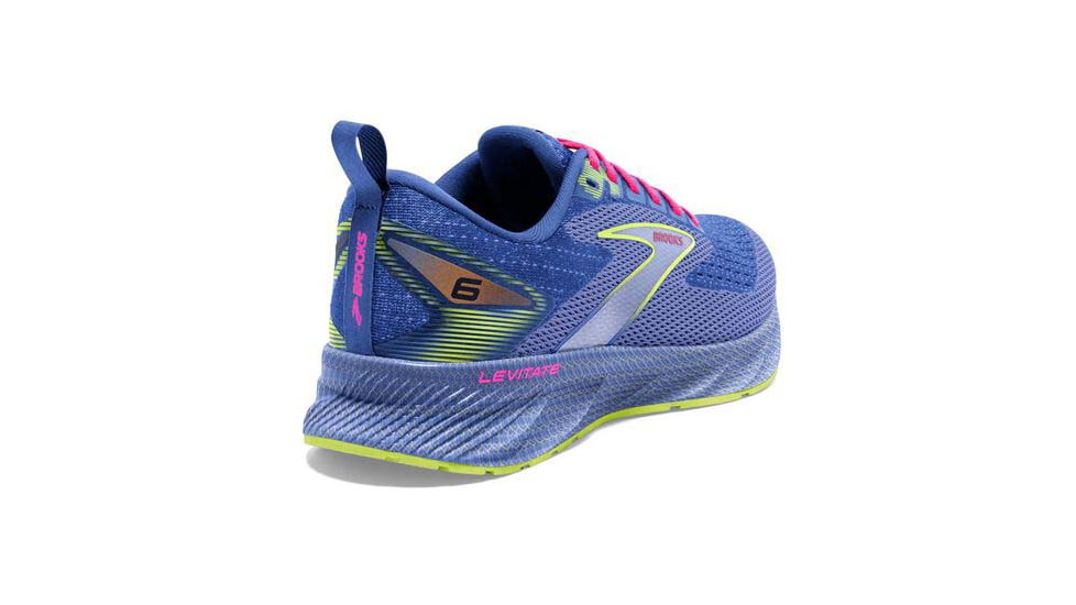 Brooks Levitate 6 Running Shoes - Womens, Medium, Purple/Pink, 5.5, 1203831B557.055