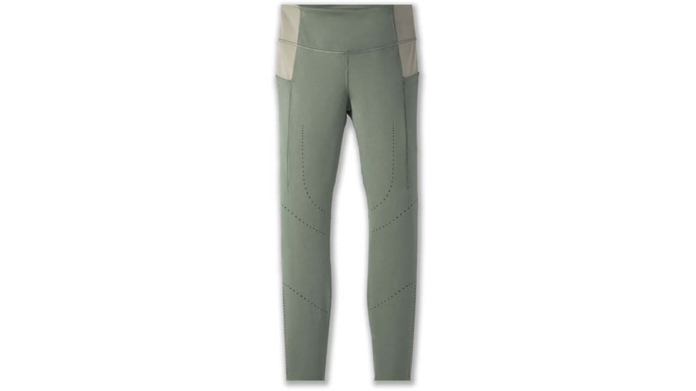 Brooks Method 7/8 Tight - Womens, Dark Pebble/Pebble, S, 221524389.025