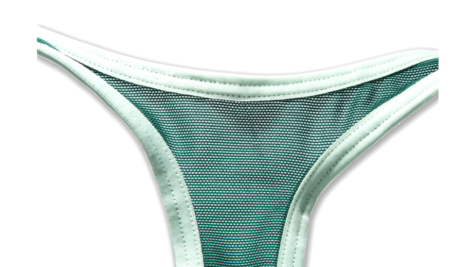 Brooks Moving Comfort FastForward Zip Bra - Womens, Forest/Mint, L, 300637325.035