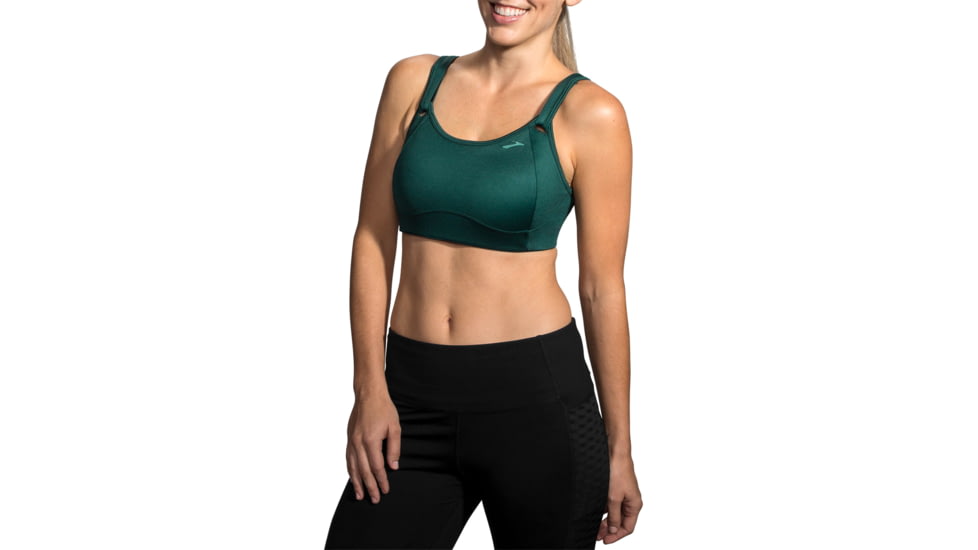 Brooks Moving Comfort Fiona Bra - Womens, Forest, 32-B, 350064300.0321B