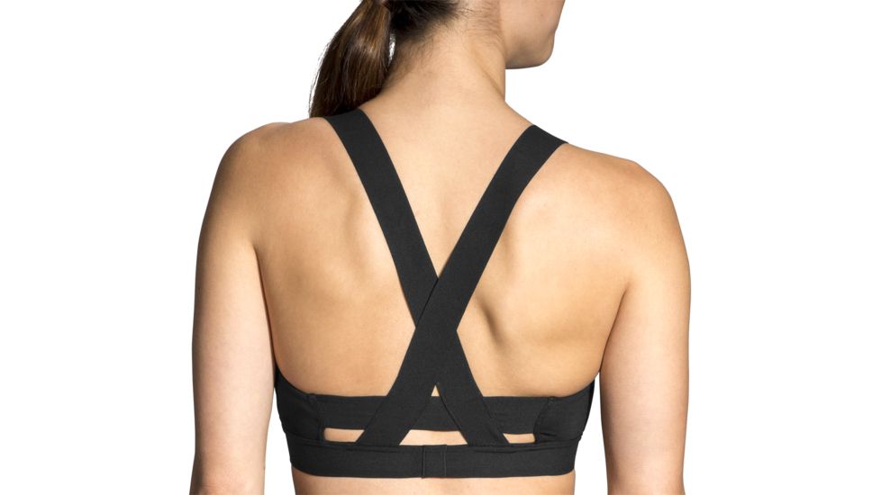 Brooks Moving Comfort Hot Shot Bra - Womens, Black, M, 300638001.03