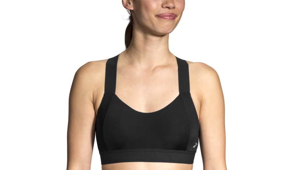 Brooks Moving Comfort Hot Shot Bra - Womens, Black, M, 300638001.03