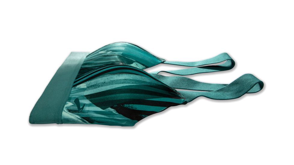 Brooks Moving Comfort Hot Shot Bra - Womens, Teal Canyon/Teal/Forest, S, 300638380.025