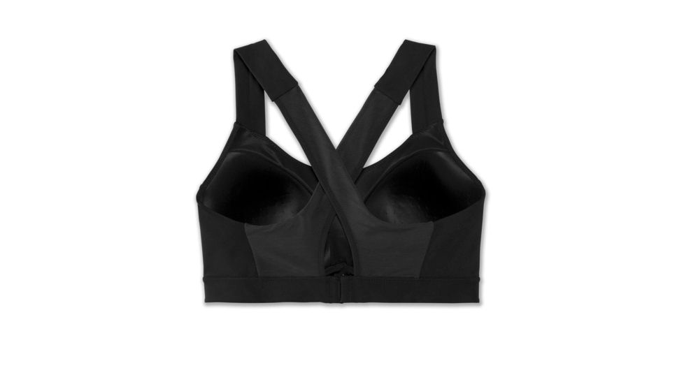 Brooks Moving Comfort Jubralee Bra - Womens, Black, 34-D, 350042001.0341D