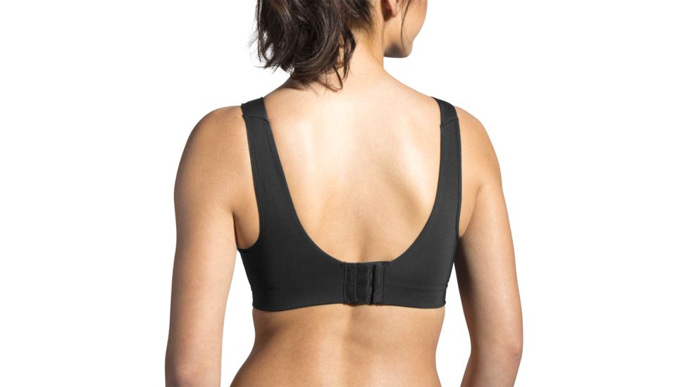 Brooks Moving Comfort Jubralee Bra - Womens, Black, 34-D, 350042001.0341D