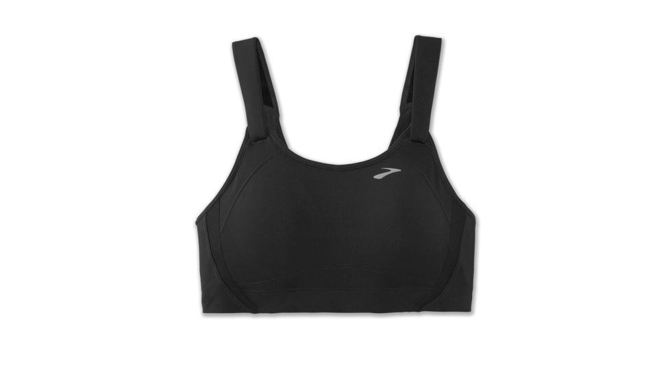 Brooks Moving Comfort Jubralee Bra - Womens, Black, 34-D, 350042001.0341D