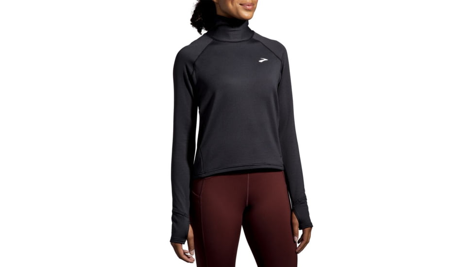 Brooks Notch Thermal Long Sleeve 2.0 - Womens, Medium, Black, 221567001.030