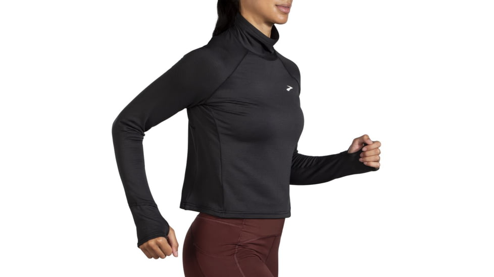 Brooks Notch Thermal Long Sleeve 2.0 - Womens, Medium, Black, 221567001.030