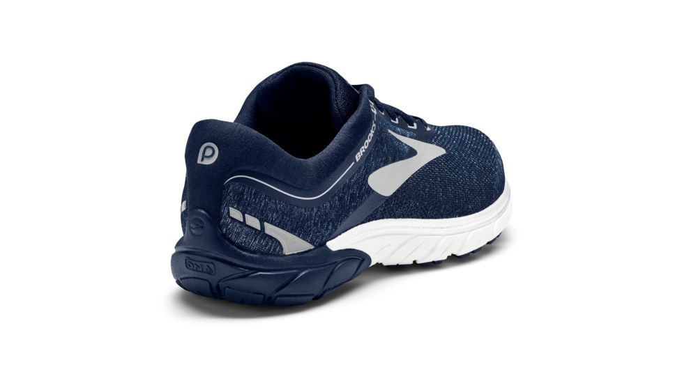 Brooks PureCadence 7 Men's Road Running Shoe, Peacoat/Silver/White, 110274 483