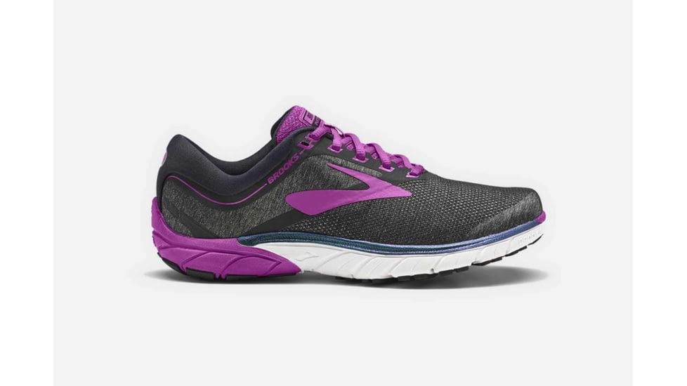 Brooks PureCadence 7 Womens Road Running Shoes, Black/Purple/Multi, 11.5 US, Medium, 1202611B023.115