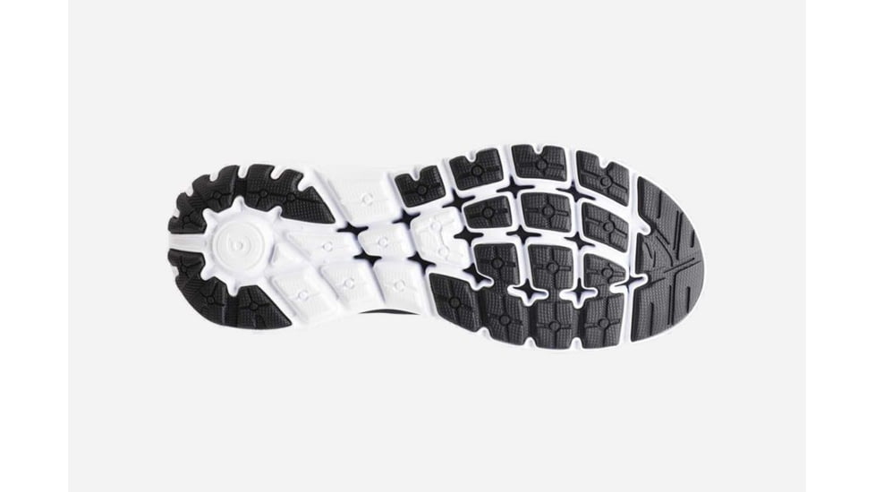 Brooks PureFlow 7 Mens Road Running Shoes, Black/White, 9.5 US, Medium, 1102751D048.095