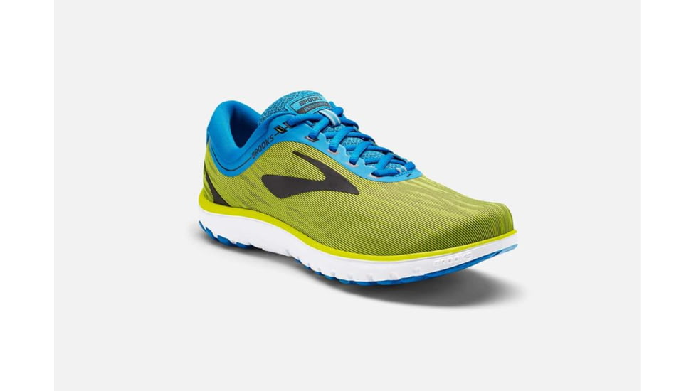 Brooks PureFlow 7 Mens Road Running Shoes, Nightlife/Blue/Black, 7 US, Medium, 1102751D761.070