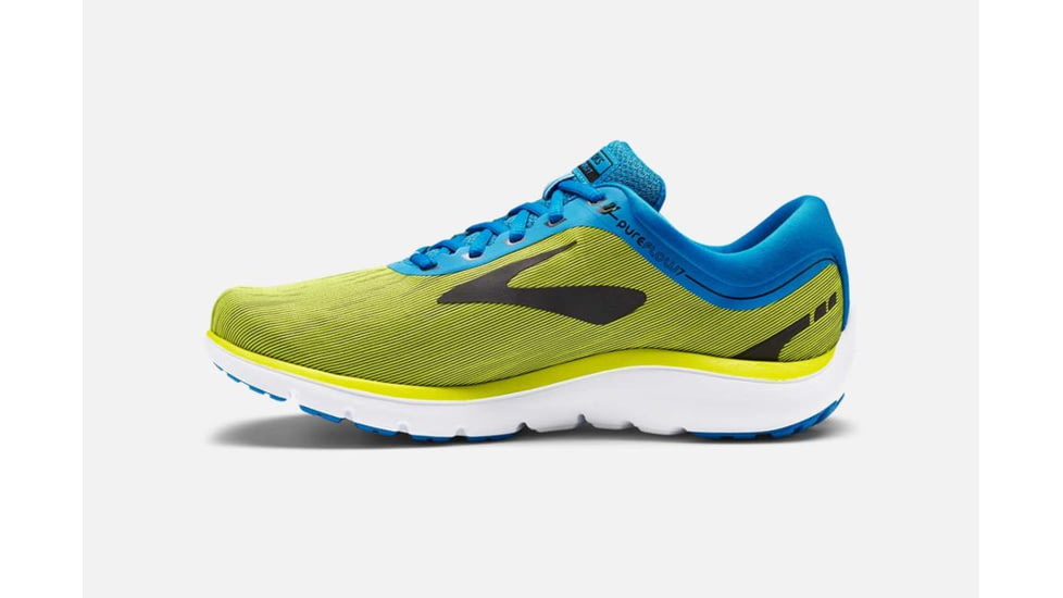 Brooks PureFlow 7 Mens Road Running Shoes, Nightlife/Blue/Black, 7 US, Medium, 1102751D761.070