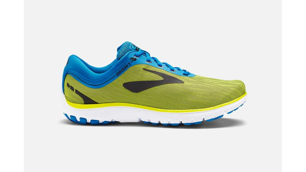 Brooks PureFlow 7 Mens Road Running Shoes, Nightlife/Blue/Black, 7 US, Medium, 1102751D761.070