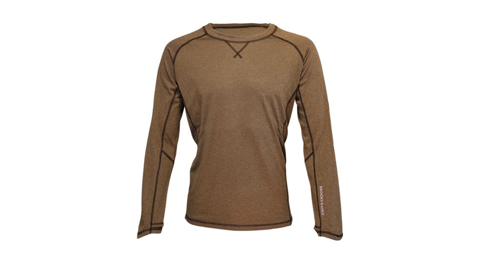 Wool Long Sleeve Shirt - Mens-Charcoal-Large