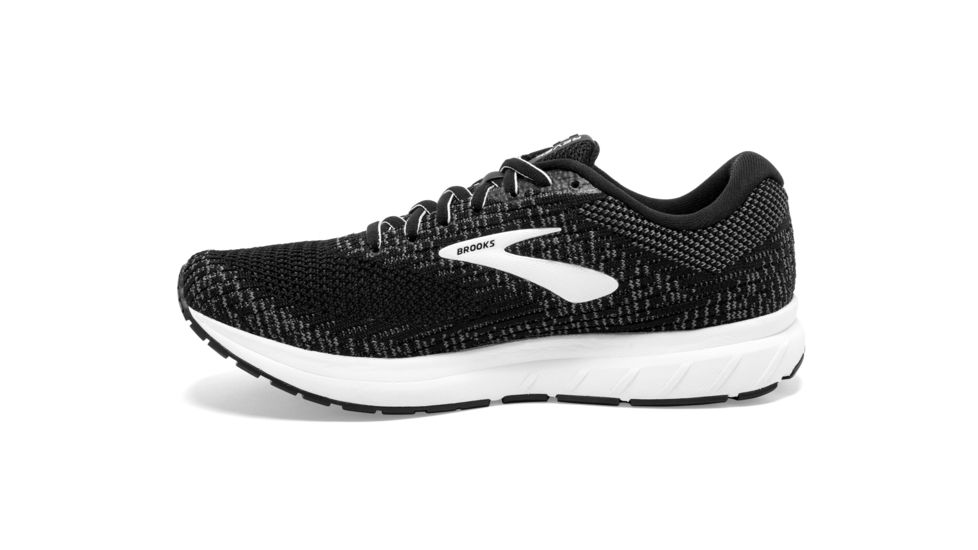 Brooks Revel 3 - Womens, Black/Blackened Pearl/White, Medium, 9.5, 1203021B012.095