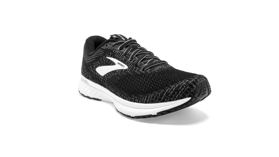 Brooks Revel 3 - Womens, Black/Blackened Pearl/White, Medium, 9.5, 1203021B012.095