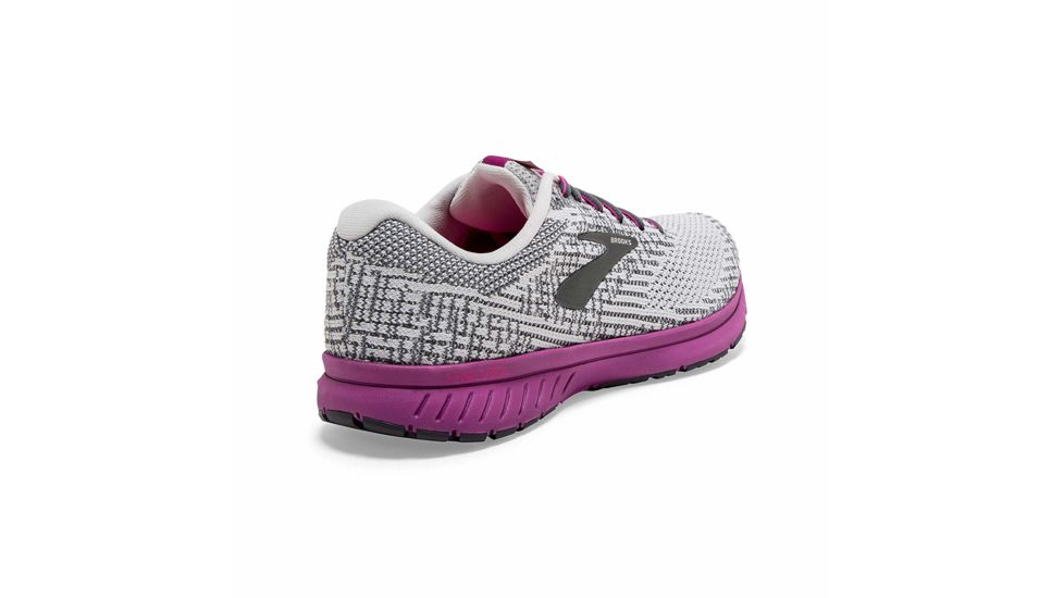 Brooks Revel 3 - Womens, Grey/Primer/Hollyhock, Medium, 6.5, 1203021B034.065