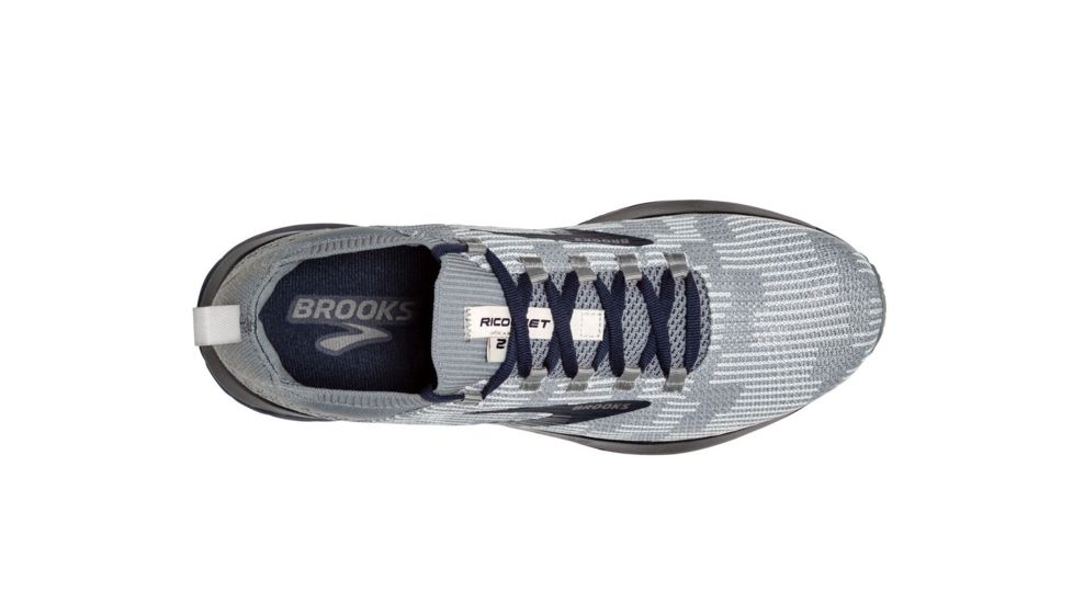 Brooks Ricochet 2 Road Running Shoe - Mens, Grey/Navy, 10D, 1103151D020.100