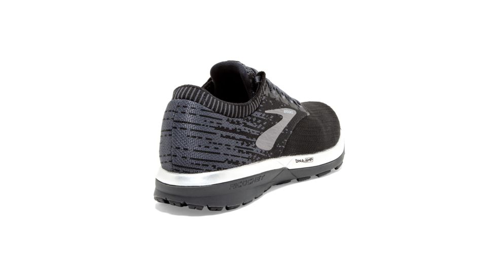 Brooks Ricochet - Womens, Black/Black/Ebony, Medium, 10.0, 1202821B057.100