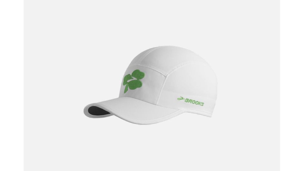 Brooks Sherpa Shamrock Hat, White, White, One Size 280349-White-OSFA