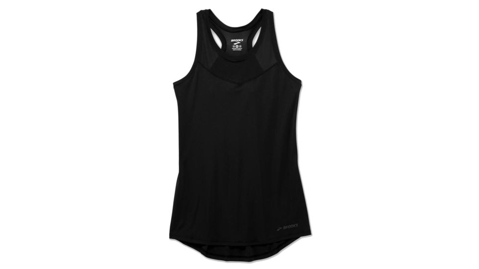 Brooks Stealth Womens Tank Top, Black, Extra Small, 221267-Black-XS