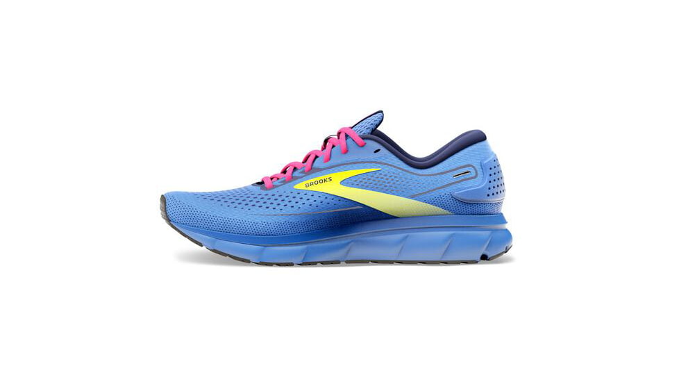 Brooks Trace 2 Running Shoes - Womens, Medium, Blue/Pink/Nightlife, 11.5, 1203751B449.115