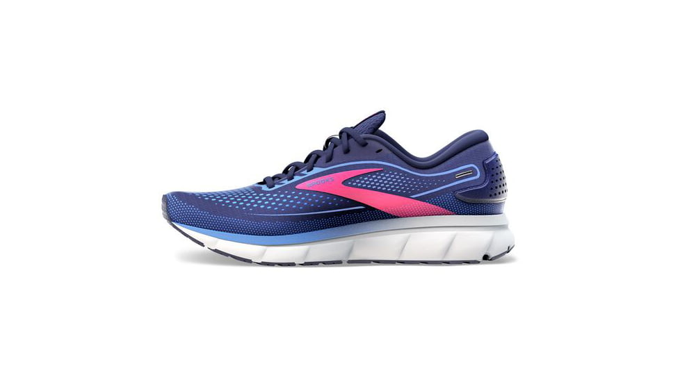Brooks Trace 2 Running Shoes - Womens, Medium, Peacoat/Blue/Pink, 5.0, 1203751B460.050