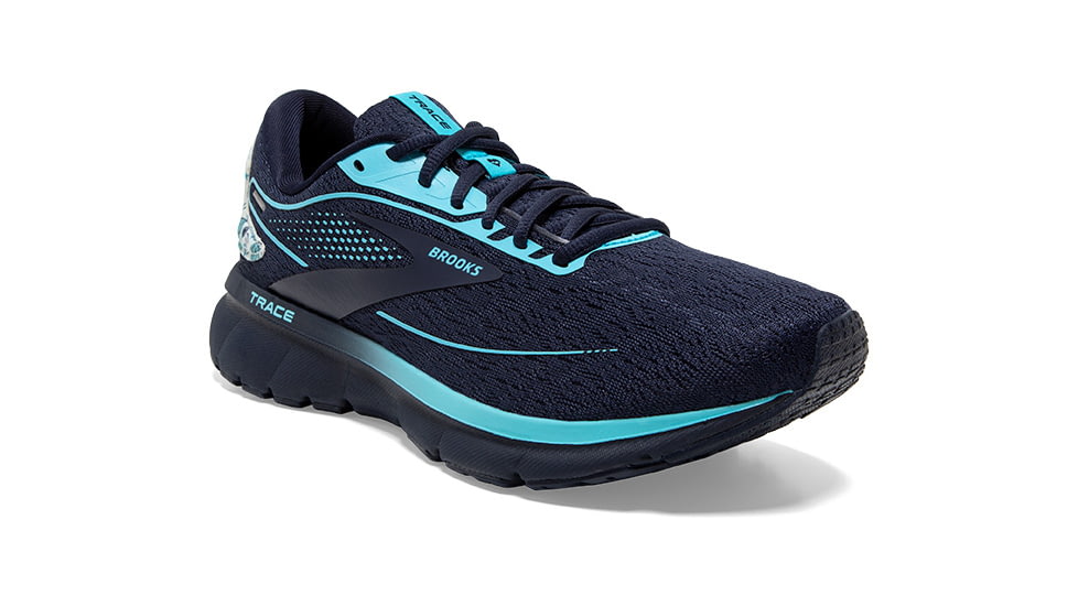 Brooks Trace 2 Running Shoes - Womens, Medium, Peacoat/Bluefish/White, 11.0, 1203751B445.110