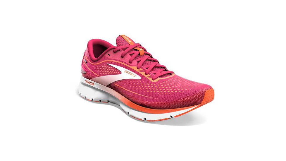 Brooks Trace 2 Running Shoes - Womens, Medium, Sangria/Red/Pink, 12.0, 1203751B630.120