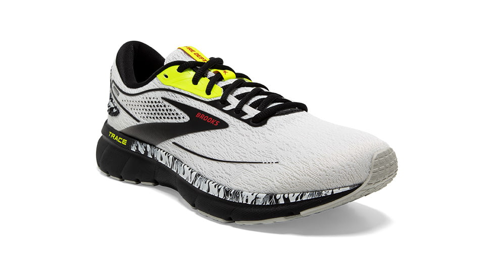 Brooks Trace 2 Running Shoes - Womens, Medium, White/Black/Nightlife, 11.0, 1203751B129.110