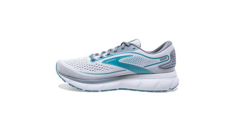 Brooks Trace 2 Running Shoes - Womens, Medium, White/Grey/Porcelain, 9.0, 1203751B185.090