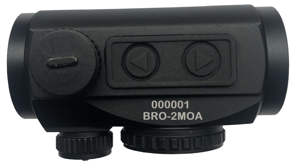 BROWE 1x20 2 MOA Red Reflex Optic with Low Profile Mount, Black, One Size, BRO-2MOA-LP