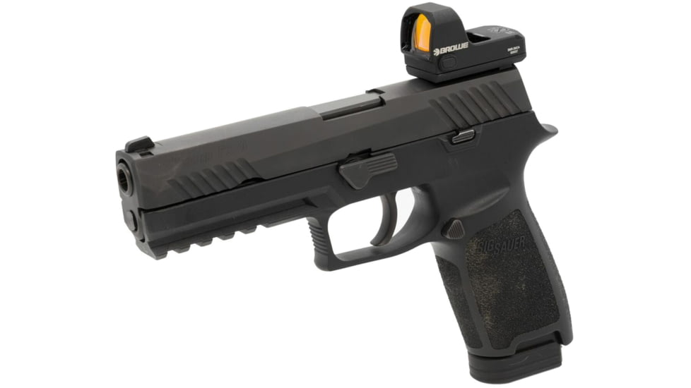 BROWE 1x23mm 3 MOA Red Dot Micro Reflex w/DOCTER Footprint, SIG Dovetail Adapter, Black, One Size, BMR-3MOA-SIG