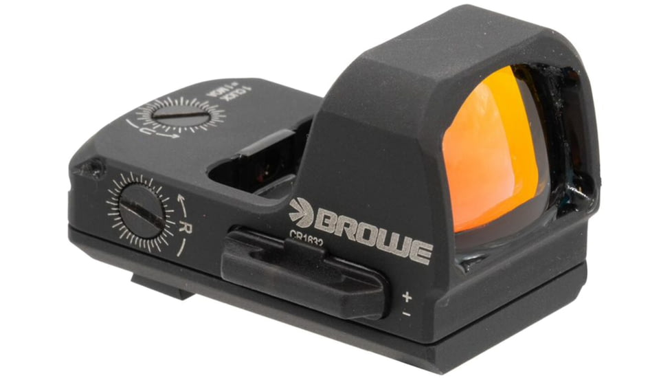 BROWE 1x23mm 3 MOA Red Dot Micro Reflex w/DOCTER Footprint, SIG Dovetail Adapter, Black, One Size, BMR-3MOA-SIG