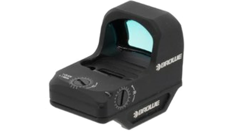 BROWE 1x23mm 3 MOA Red Dot Micro Reflex w/RMR Footprint &amp; Bottom Loading Battery, Ultra Low Picatinny Mount, Black, One Size, BMR-3MOA-R-LP