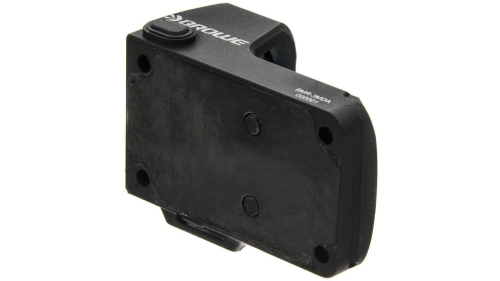 BROWE 1x23mm 3 MOA Red Dot Micro Reflex w/RMR Footprint, Side Loading Battery, No Base, Black, One Size, BMR-3MOA-RS